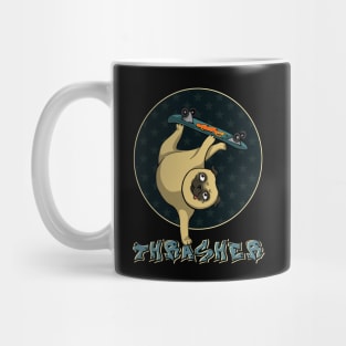 Skateboarder pug Mug